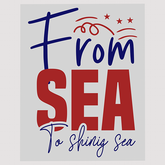 Coastal Pride DTF Transfer – "From SEA To Shining SEA" Nautical Theme